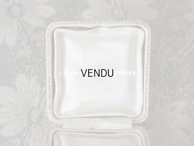 画像8: アンティーク リボンのガーランド オフホワイトのジュエリーボックス 