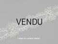 1920年代 アンティーク 花のモチーフ メタルレース アールデコ ゴールド 