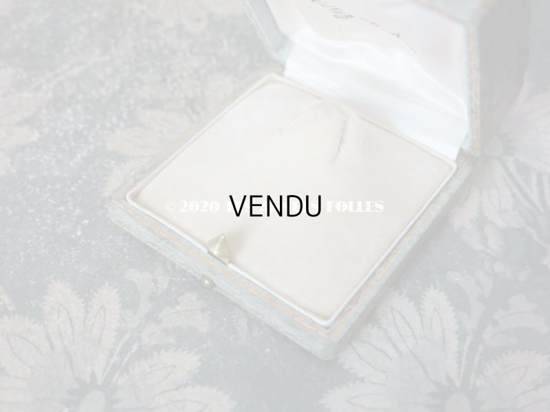 画像8: アンティーク　ブローチ用 ジュエリーボックス 金彩入り ライトグレー