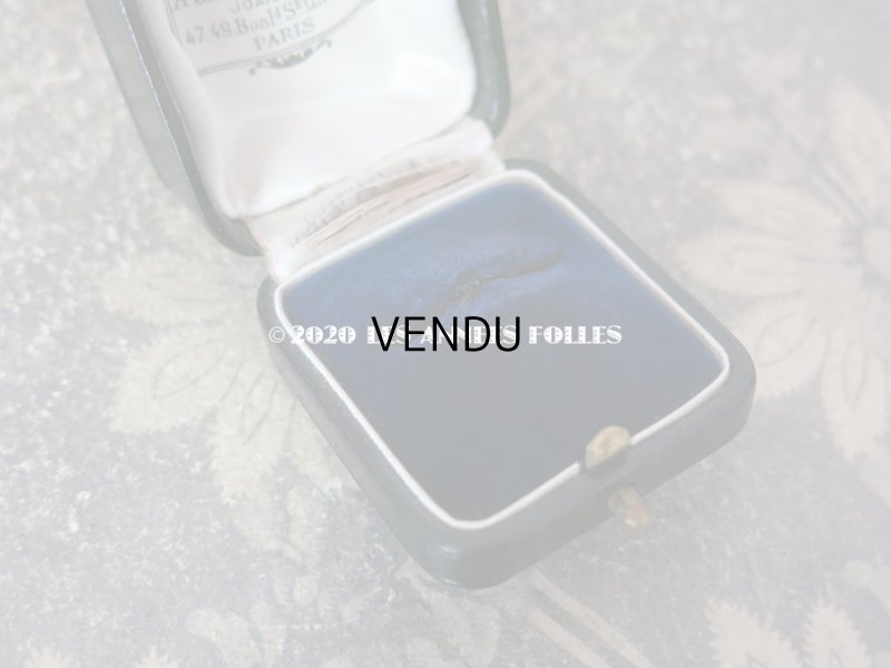 画像5: アンティーク 本革製 ジュエリーボックス  リングボックス 黒