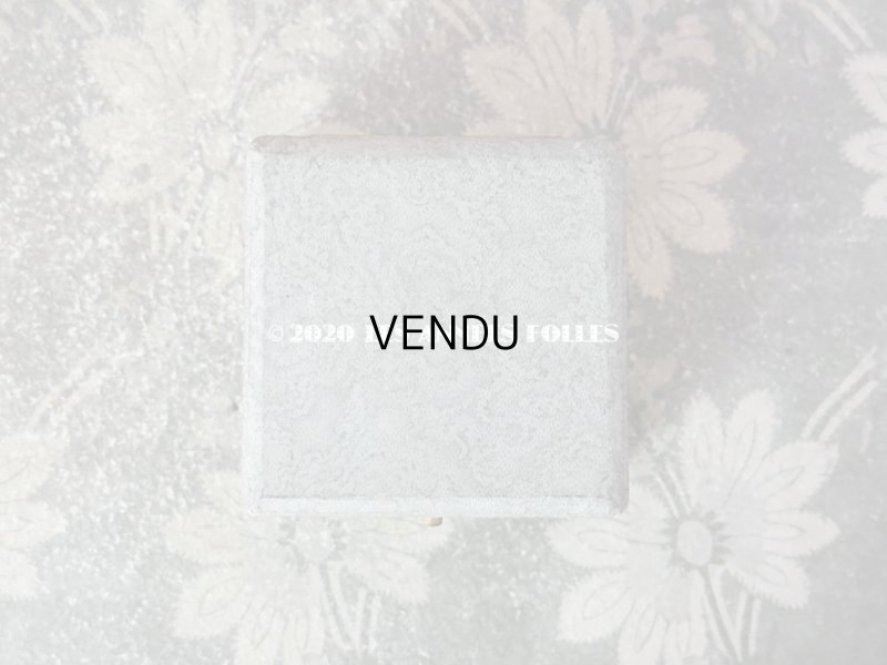 画像4: アンティーク　ブローチ用 ジュエリーボックス 金彩入り ライトグレー