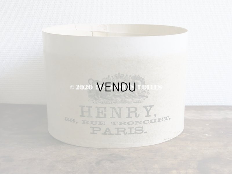 画像6: 19世紀末 アンティーク ハットボックス - HENRY PARIS  -