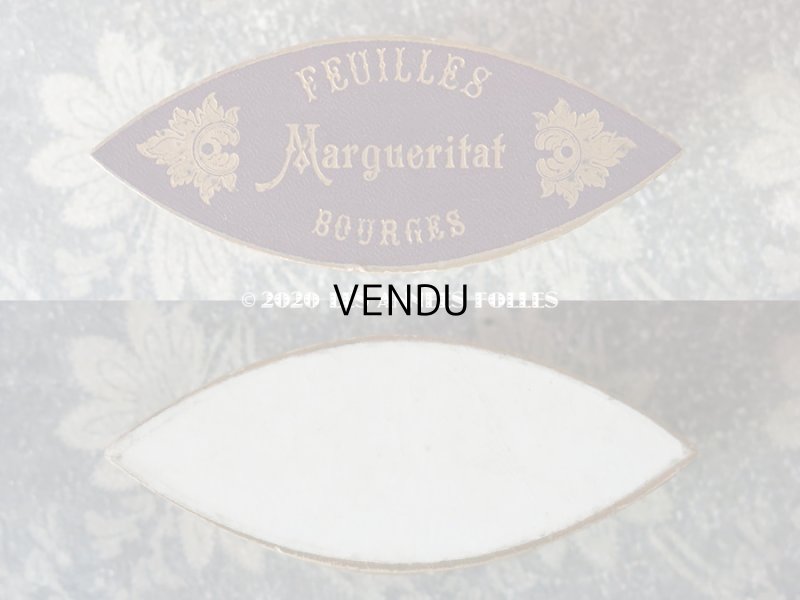 画像3: 1900年代 アンティーク チョコレートボックス お菓子箱 FEUILLES MARQUERITAT - BOURGES -