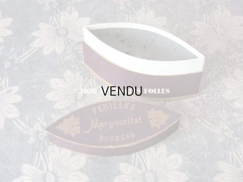 画像7: 1900年代 アンティーク チョコレートボックス お菓子箱 FEUILLES MARQUERITAT - BOURGES -