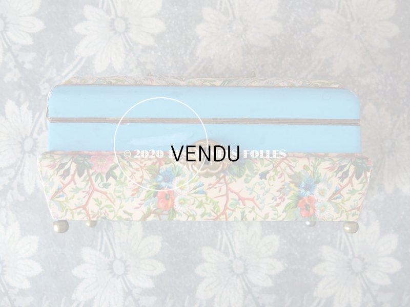 画像9: 19世紀 アンティーク ナポレオン3世時代 お菓子箱  脚付き 薔薇 & 菫  ドラジェ & チョコレート 