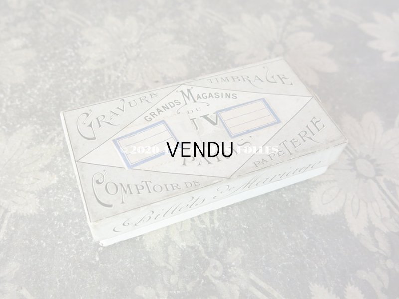 画像4: アンティーク メルスリーの小さなラベル オリジナルの箱入り ルーブル百貨店 - GRANDS MAGASINS DU LOUVRE -