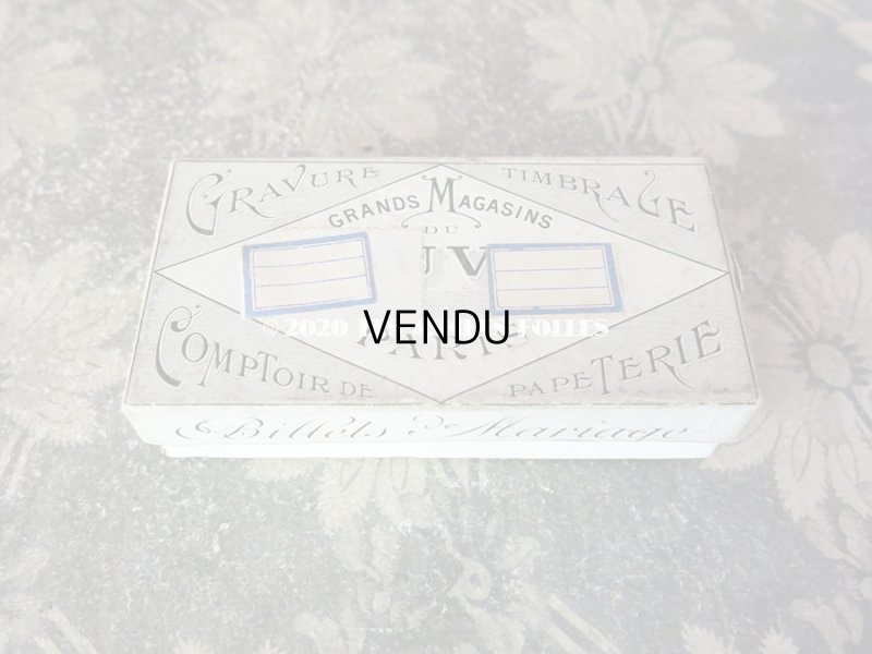 画像5: アンティーク メルスリーの小さなラベル オリジナルの箱入り ルーブル百貨店 - GRANDS MAGASINS DU LOUVRE -