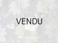 1920年代 アンティーク  白い薔薇の大きなロココモチーフ  12×5cm