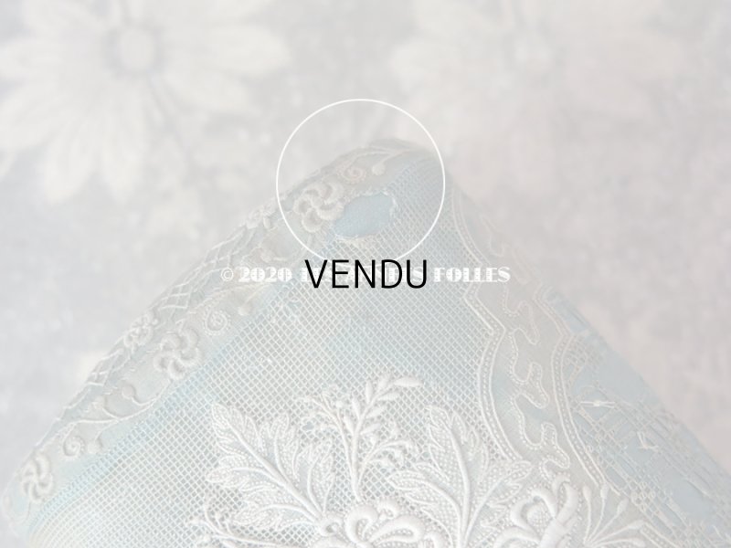 画像7: 19世紀初頭 アンティーク モノグラム入り ホワイトワークのボックス 筒型