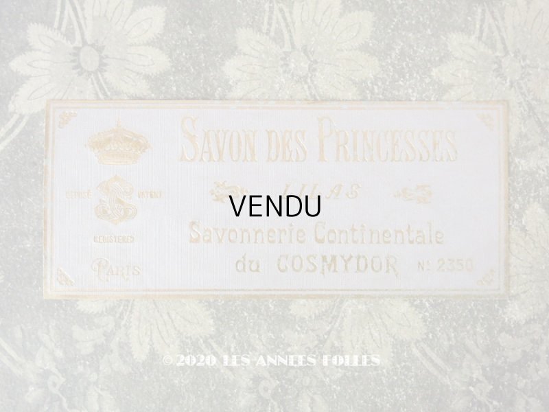 画像1: アンティーク ライラックのソープラベル SAVON DES PRINCESSES LILAS - COSMYDOR PARIS -