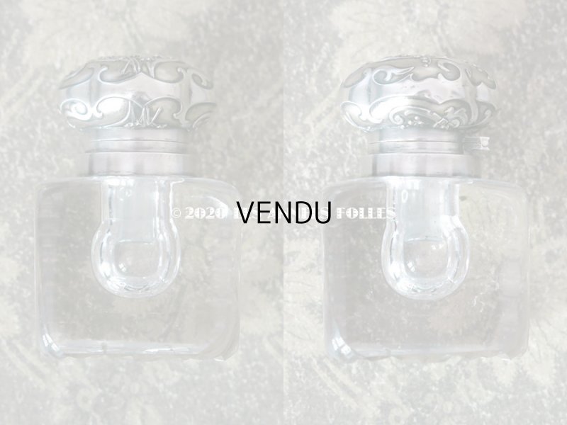 画像5: アンティーク 鈴蘭のインク入れ シルバー & クリスタル製   CHARLES MURAT