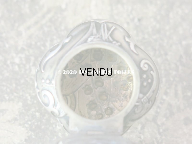 画像10: アンティーク 鈴蘭のインク入れ シルバー & クリスタル製   CHARLES MURAT