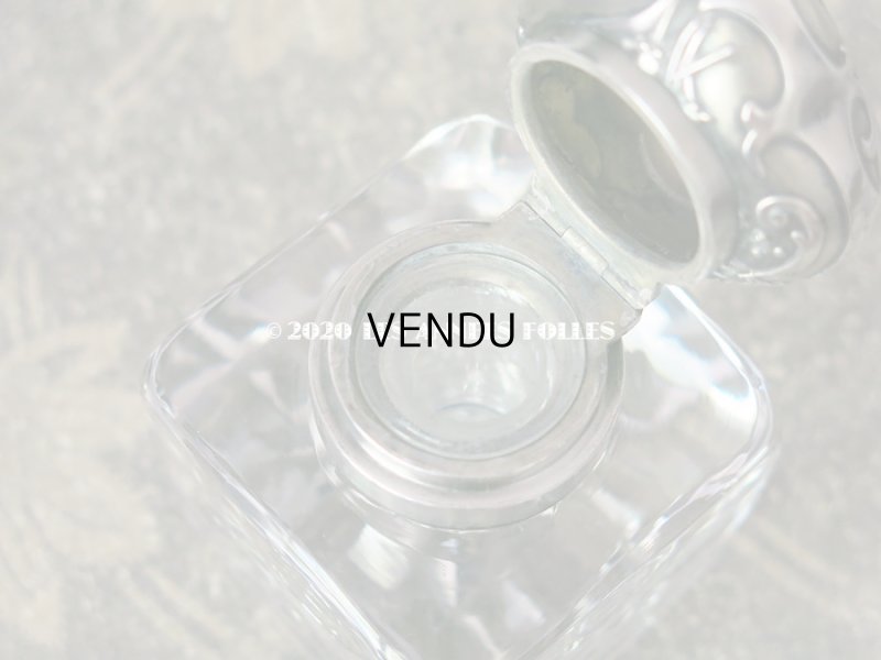 画像8: アンティーク 鈴蘭のインク入れ シルバー & クリスタル製   CHARLES MURAT