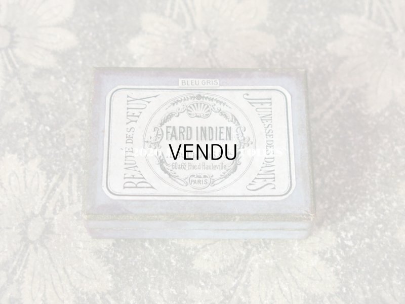 画像2: アンティーク アイシャドーのボックス FAUD INDIEN - A.BOURJOIS & Cie PARIS -
