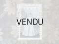 1881年 アンティーク  初聖体のカニヴェ  ホーリーカード コミュ二オンの少女 レースの透かし模様