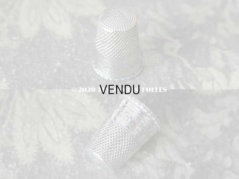 画像12: 1900年代 アンティーク シルバー製 ヤドリギの裁縫道具セット