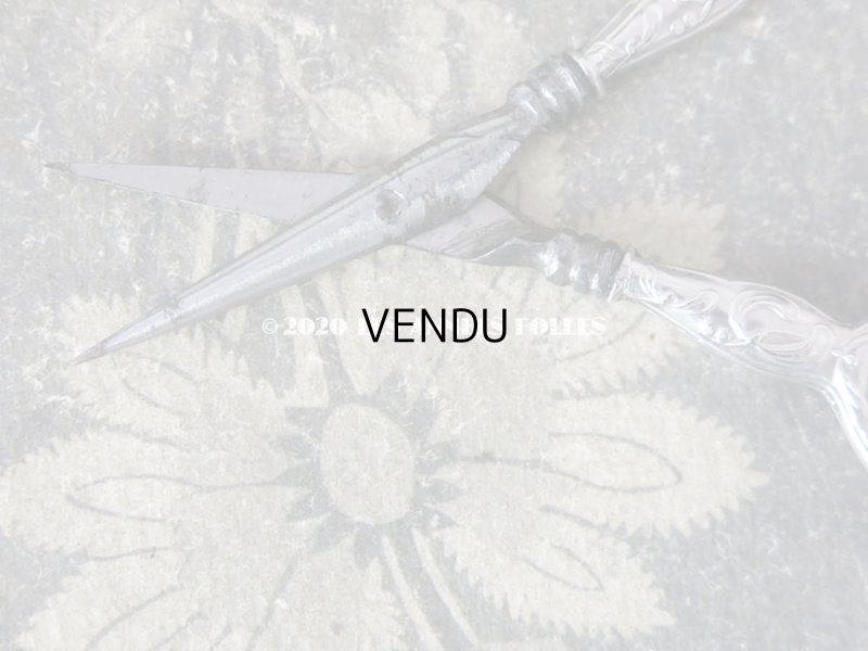 画像10: 1900年代 アンティーク シルバー製 ヤドリギの裁縫道具セット