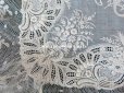画像16: 19世紀 アンティーク  結婚式のハンカチ 【JC】 ホワイトワーク & 手編みのヴァランシエンヌレース 