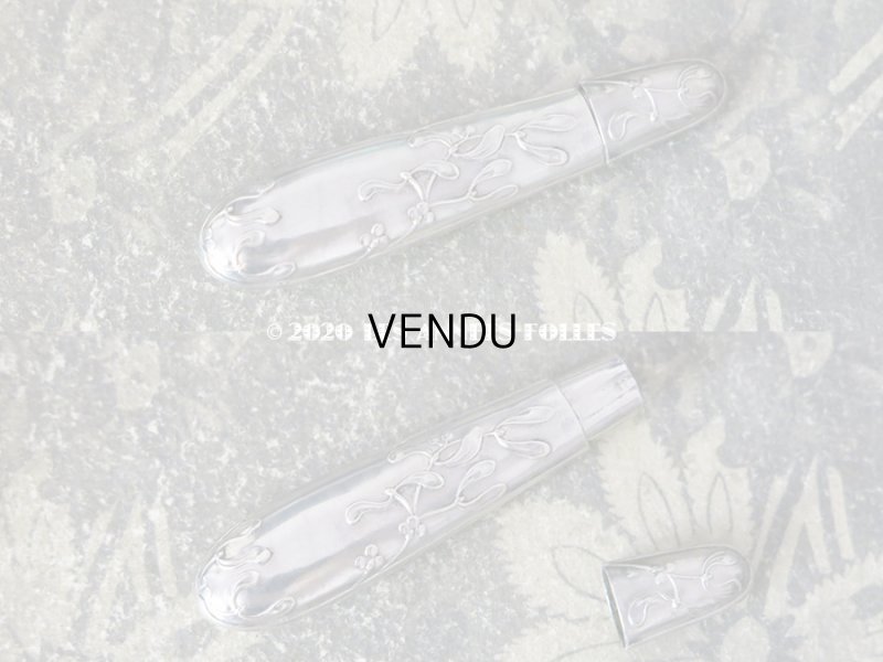 画像6: 1900年代 アンティーク シルバー製 ヤドリギの裁縫道具セット