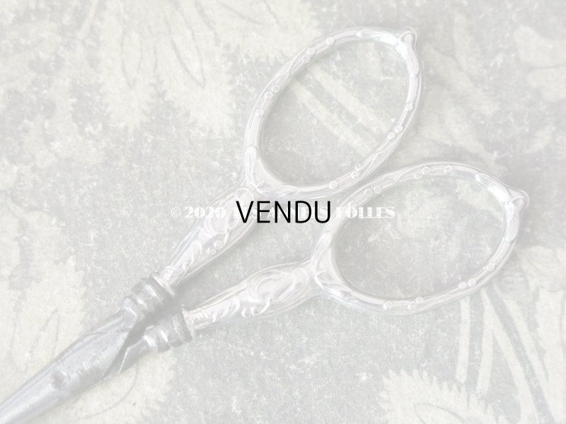 画像11: 1900年代 アンティーク シルバー製 ヤドリギの裁縫道具セット