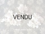 アンティーク オフホワイトの布花