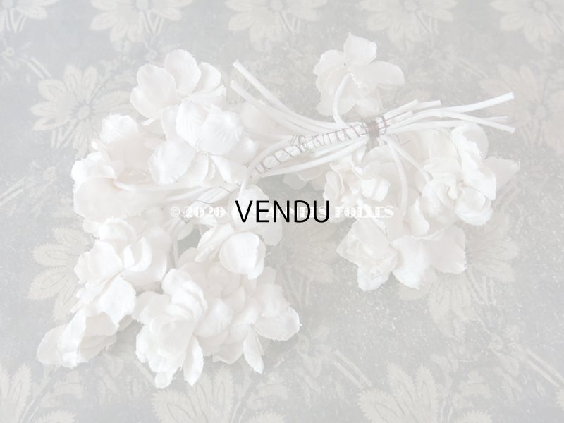 画像3: アンティーク オフホワイトの布花