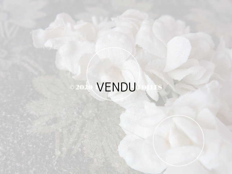 画像7: アンティーク オフホワイトの布花