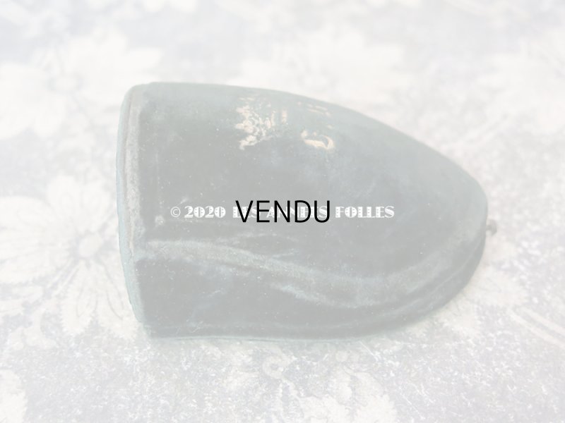 画像6: 19世紀 アンティーク ベルベット製 ジュエリーボックス 王冠の紋章入り ブローチ用