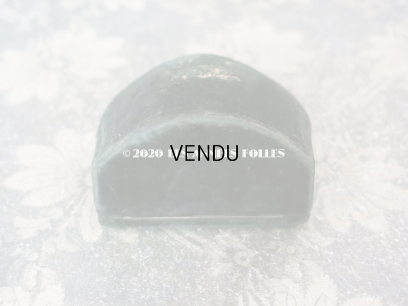 画像5: 19世紀 アンティーク ベルベット製 ジュエリーボックス 王冠の紋章入り ブローチ用