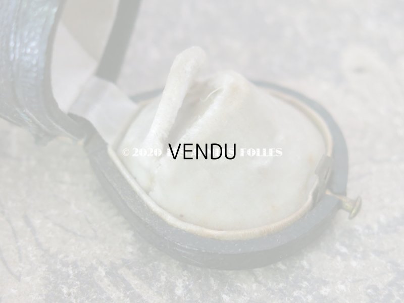 画像8: 19世紀 アンティーク 本革製 ジュエリーボックス 王冠の紋章入り リングボックス