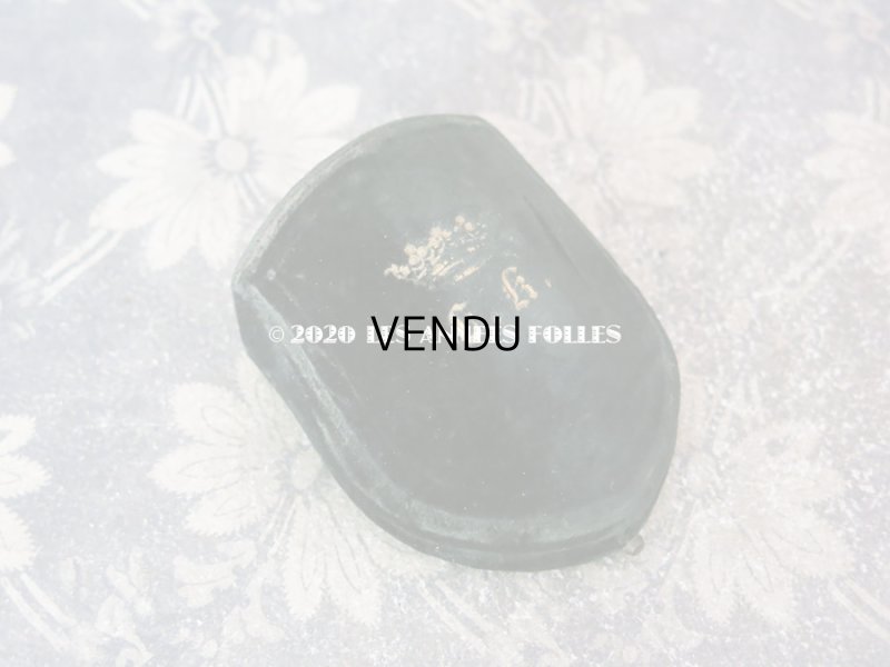 画像3: 19世紀 アンティーク ベルベット製 ジュエリーボックス 王冠の紋章入り ブローチ用