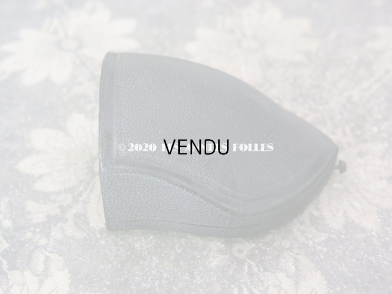 画像4: 19世紀 アンティーク 本革製 ジュエリーボックス ブローチ用 黒