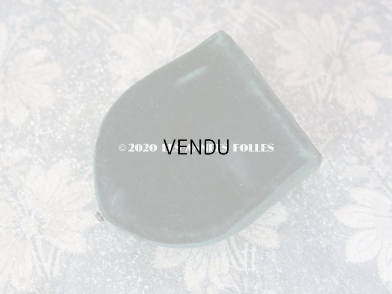 画像14: 19世紀 アンティーク ベルベット製 ジュエリーボックス 王冠の紋章入り ブローチ用