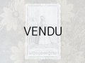 19世紀末 アンティーク  初聖体のカニヴェ  ホーリーカード コミュ二オンの少女 レースの透かし模様