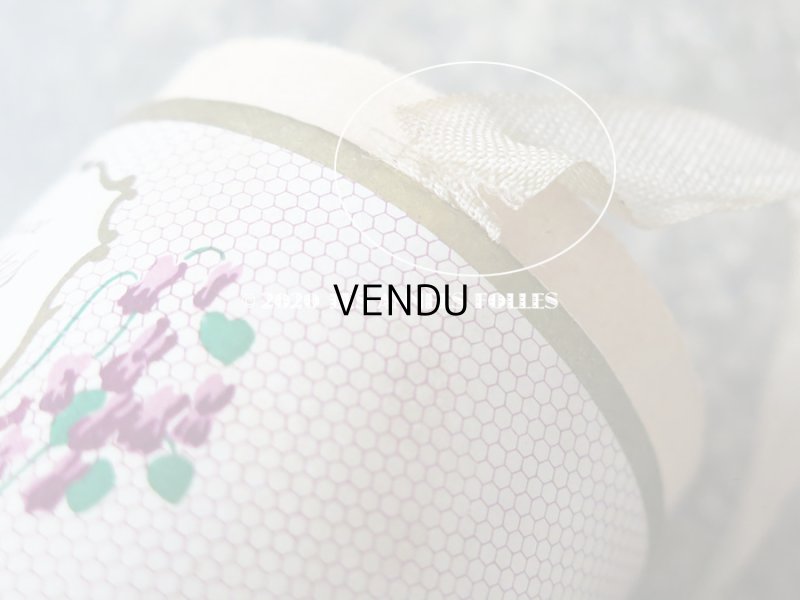 画像7: アンティーク 菫の小さなパフュームボックス&ボトル  ESSENCE VIOLETTES DE TOULOUSE - BERDOUES FRANCE -