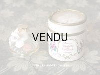 アンティーク 菫の小さなパフュームボックス＆ボトル  ESSENCE VIOLETTES DE TOULOUSE - BERDOUES FRANCE -