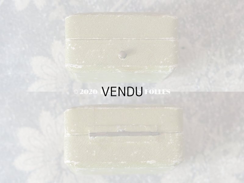 画像3: アンティーク ジュエリーボックス 若草色