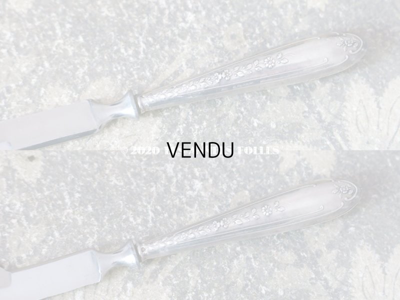 画像9: アンティーク レタリングセット シルバー製 薔薇模様 ペン軸 & シーリングスタンプ ＆ レターオープナー & ペーパーナイフ