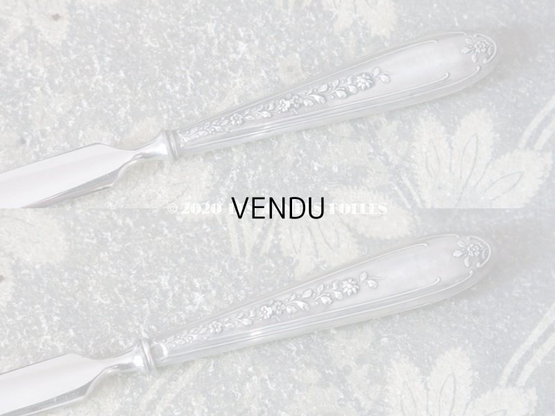 画像6: アンティーク レタリングセット シルバー製 薔薇模様 ペン軸 & シーリングスタンプ ＆ レターオープナー & ペーパーナイフ