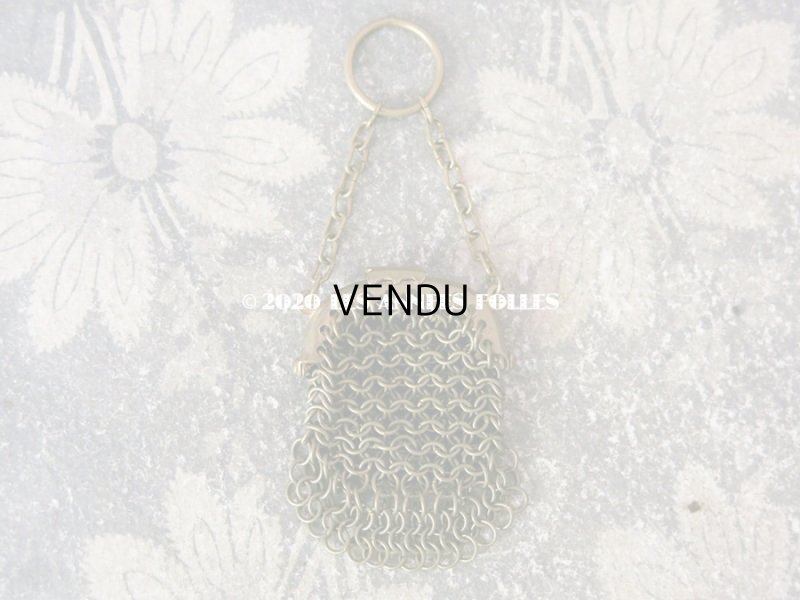 画像3: 1900年代 アンティーク ドール用 メタルメッシュのコインケース