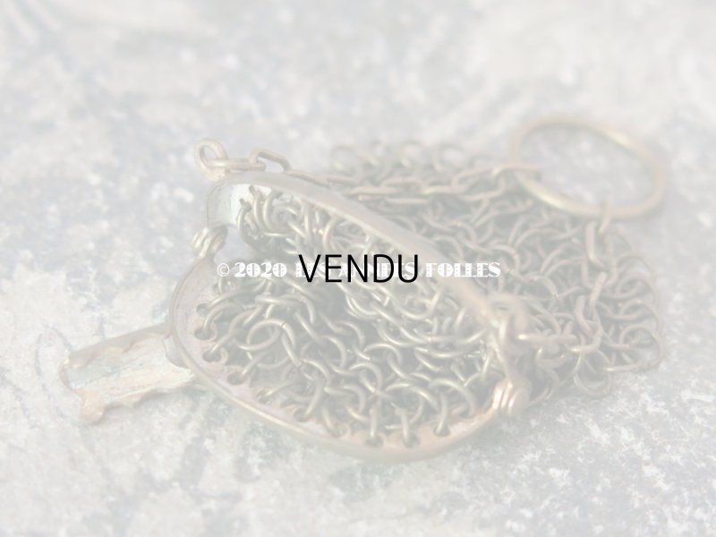 画像8: 1900年代 アンティーク ドール用 メタルメッシュのコインケース