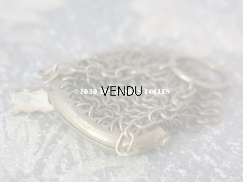 画像7: 1900年代 アンティーク ドール用 メタルメッシュのコインケース