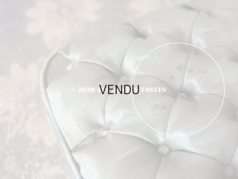 画像11: 19世紀末 アンティーク シルク製 チョコレートのお菓子箱 グレイッシュブルー