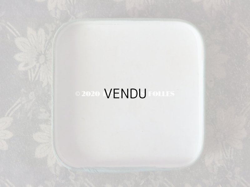 画像8: 19世紀末 アンティーク シルク製 チョコレートのお菓子箱 グレイッシュブルー