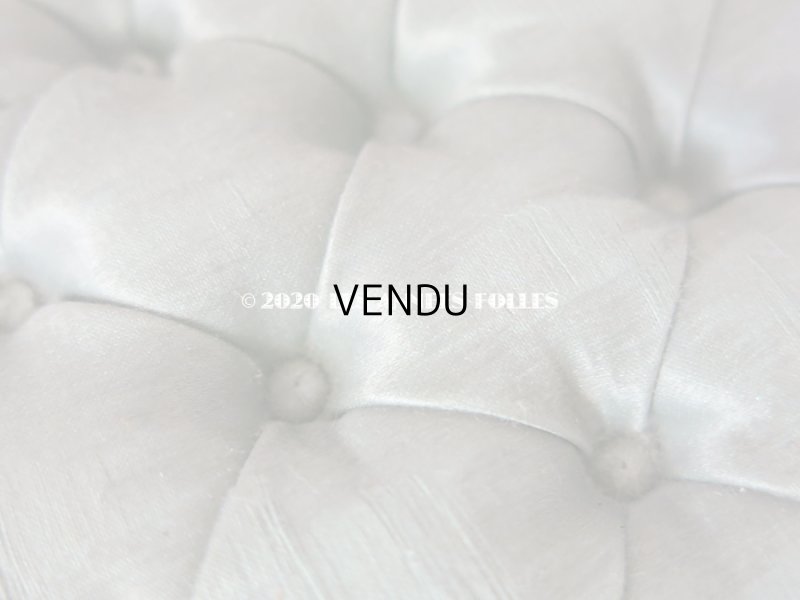 画像3: 19世紀末 アンティーク シルク製 チョコレートのお菓子箱 グレイッシュブルー