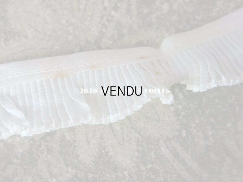 画像5: アンティーク プリーツ リボン オフホワイト 2.3cm幅 