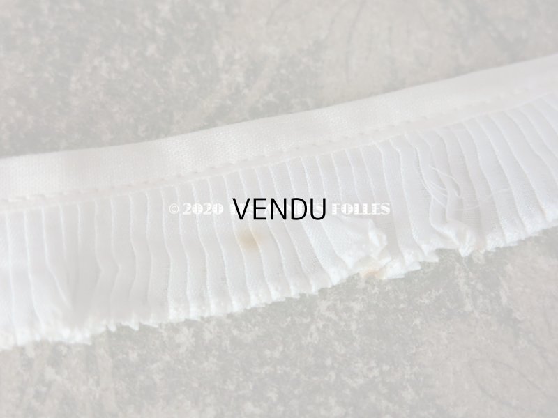 画像4: アンティーク プリーツ リボン オフホワイト 2.3cm幅 