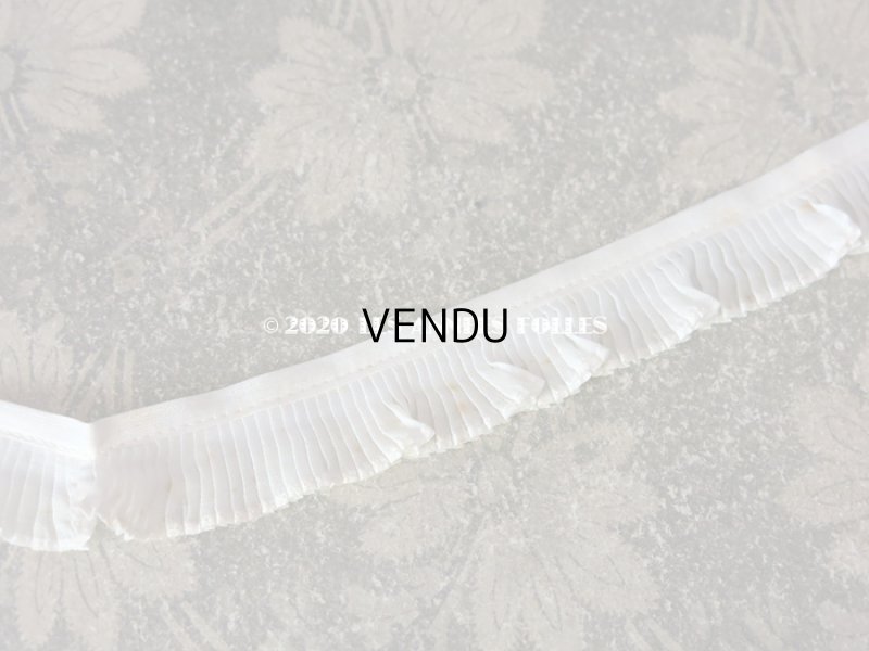 画像6: アンティーク プリーツ リボン オフホワイト 2.3cm幅 