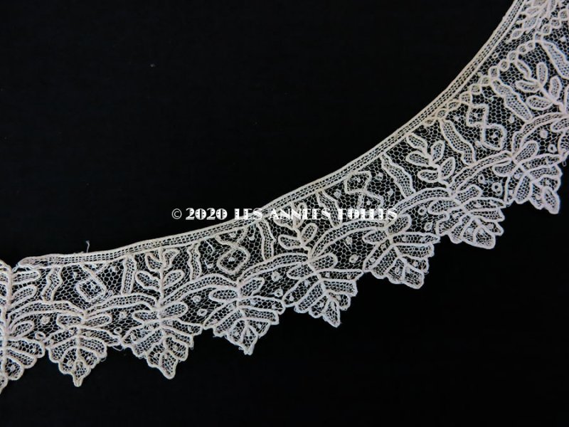 画像6: 19世紀末 アンティーク ポワンドガーズ 少女の付け襟 ニードルレース  『ポワン・ド・ガーズ』