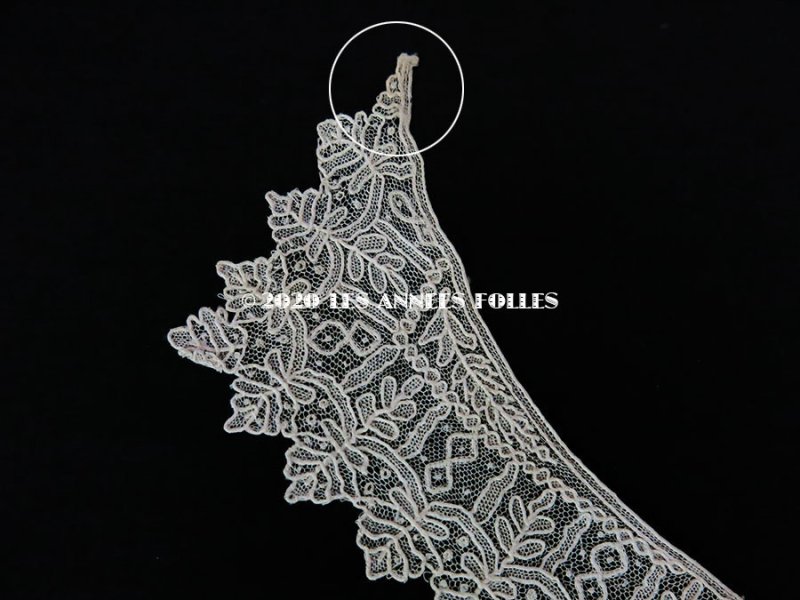 画像3: 19世紀末 アンティーク ポワンドガーズ 少女の付け襟 ニードルレース  『ポワン・ド・ガーズ』